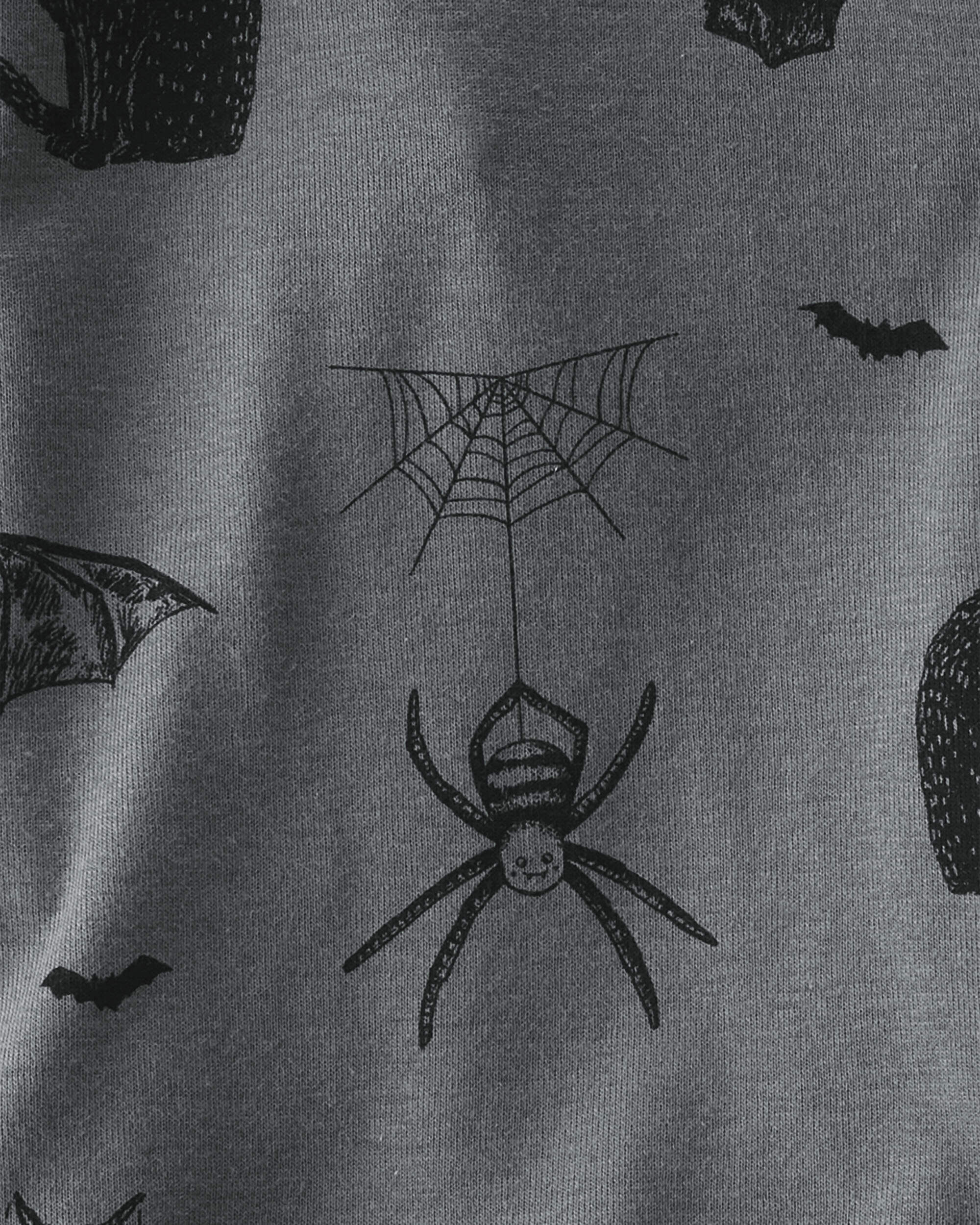 Baby 2-Piece Organic Cotton Pajamas in Spooky Creatures - Image 4