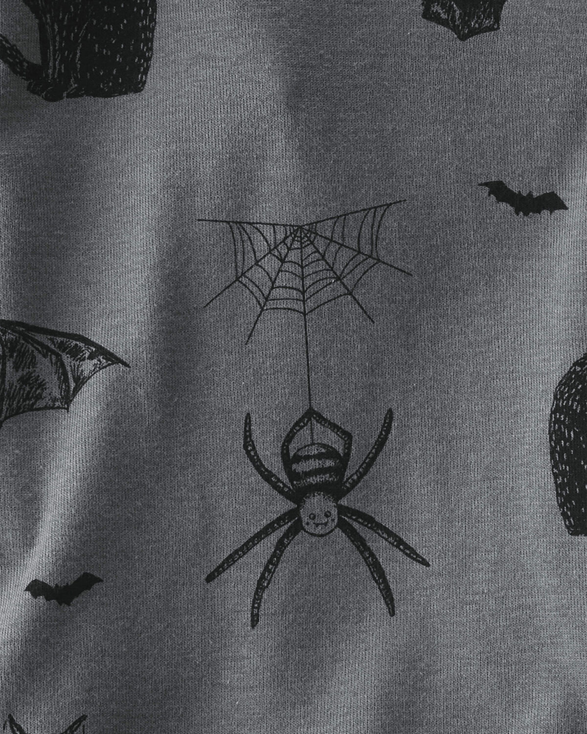 Baby 2-Piece Organic Cotton Pajamas in Spooky Creatures - Image 3