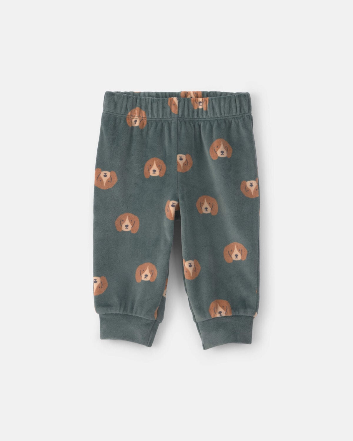 Baby Boy 3-Piece Dog Long-Sleeve Top & Pant Set - Green - Image 2