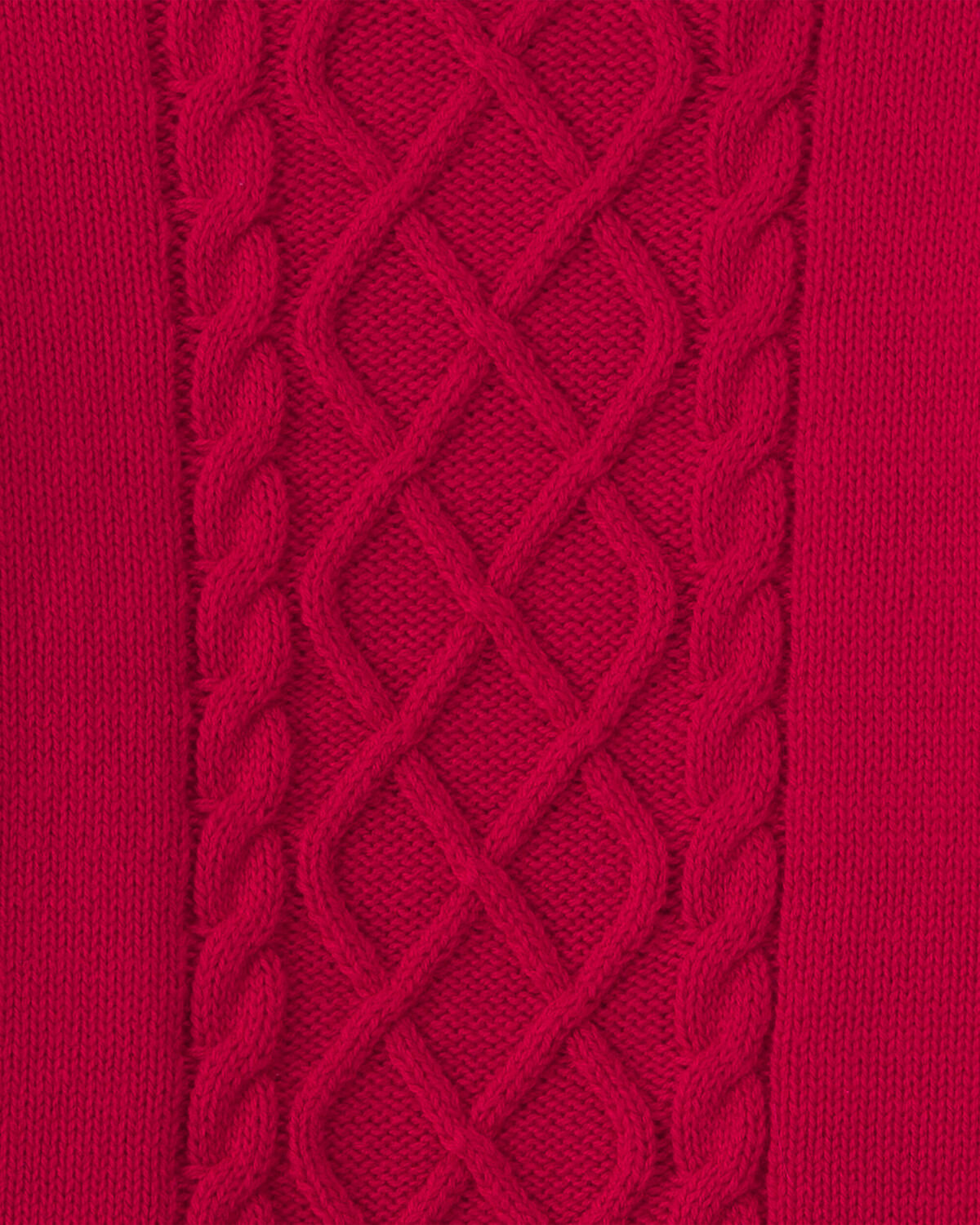 Baby Girl 3-Piece Long-Sleeve Sweater Dress Set - Red - Image 3