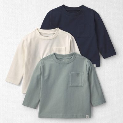 Baby Boy 3-Pack Organic Cotton Tops