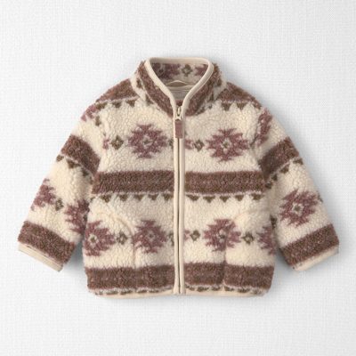 Baby Recycled Southwestern Teddy Fleece Jacket