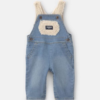 Baby Denim Overalls - Light Wash