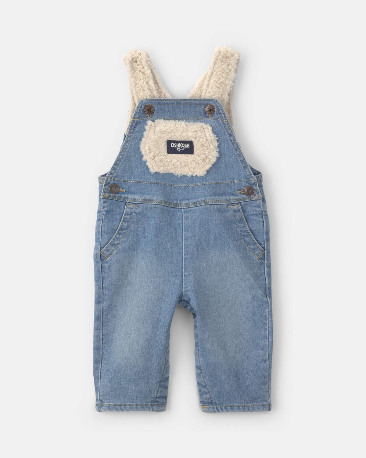 Baby Denim Overalls - Light Wash