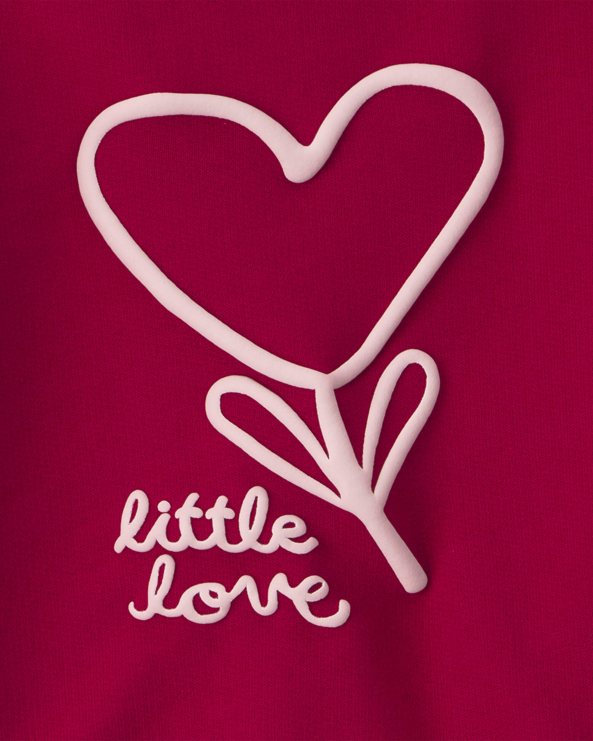Baby Girl 2-Piece Valentine's Day Long-Sleeve Top & Pant Set - Pink/Red - Image 6