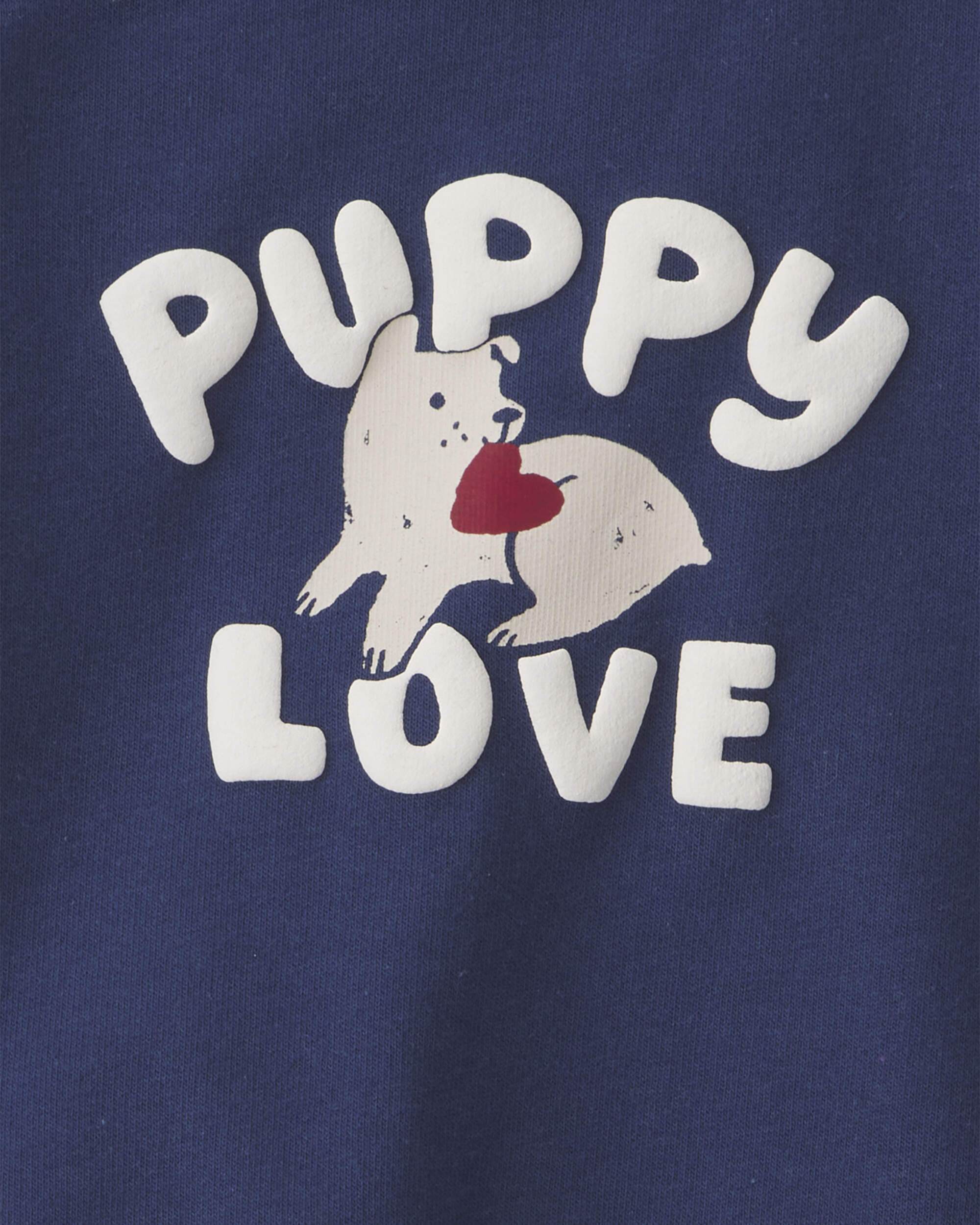 Baby Boy 2-Piece Heart 'XOXO' Valentine's Day Long-Sleeve Top & Pant Set - Navy Blue - Image 6