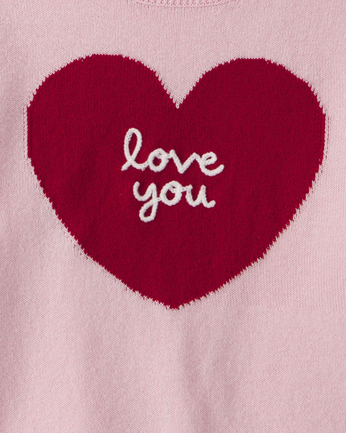 Baby Girl 2-Piece Valentine's Day Long-Sleeve Top & Pant Set - Pink/Red - Image 3