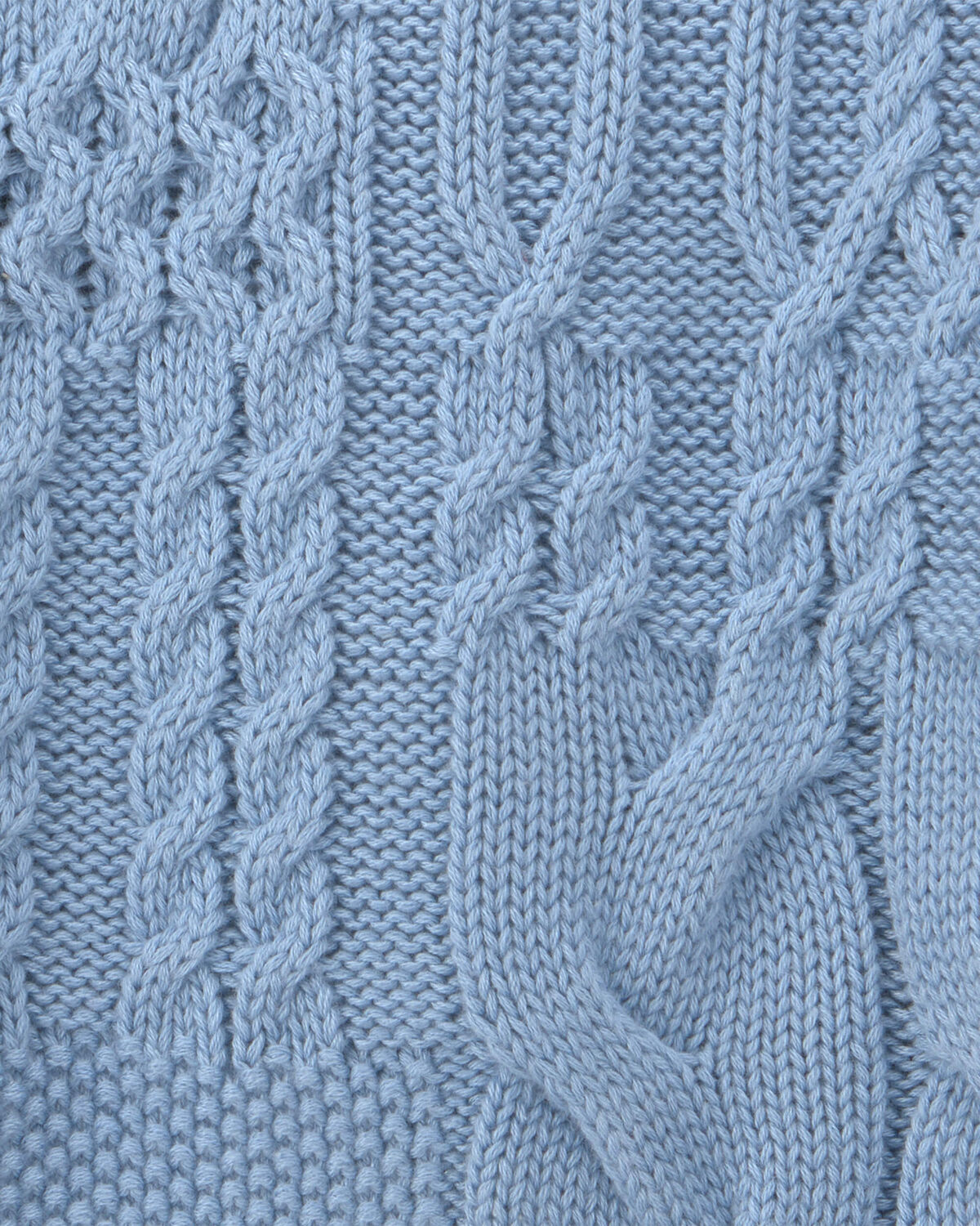 Baby Boy Cable Knit Sweater - Blue - Image 2