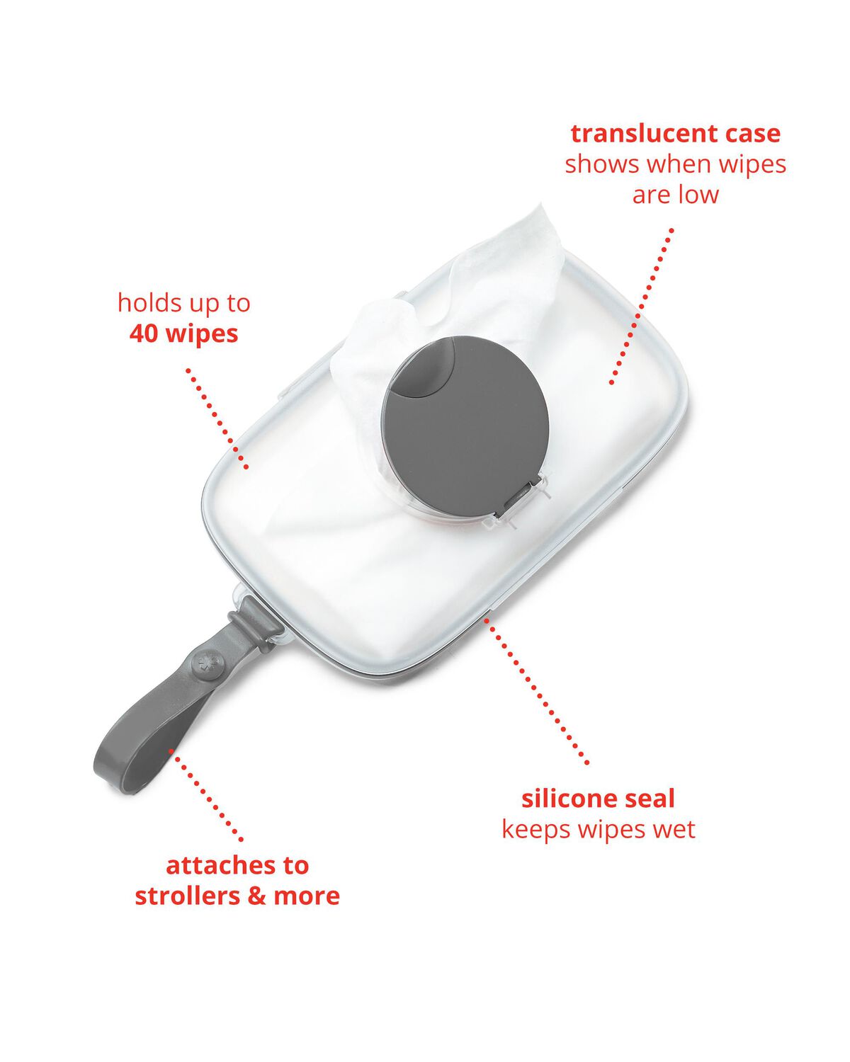 Grab & Go Snug Seal Wipes Case - Image 3