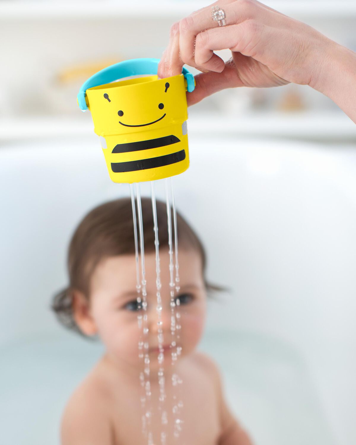 ZOO® Stack & Pour Buckets Baby Bath Toy - Image 2