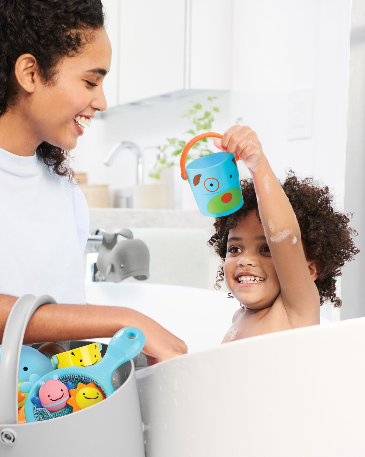 ZOO® Stack & Pour Buckets Baby Bath Toy - Image 5