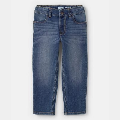 Toddler Neutral Dark Wash Straight-Leg Jeans