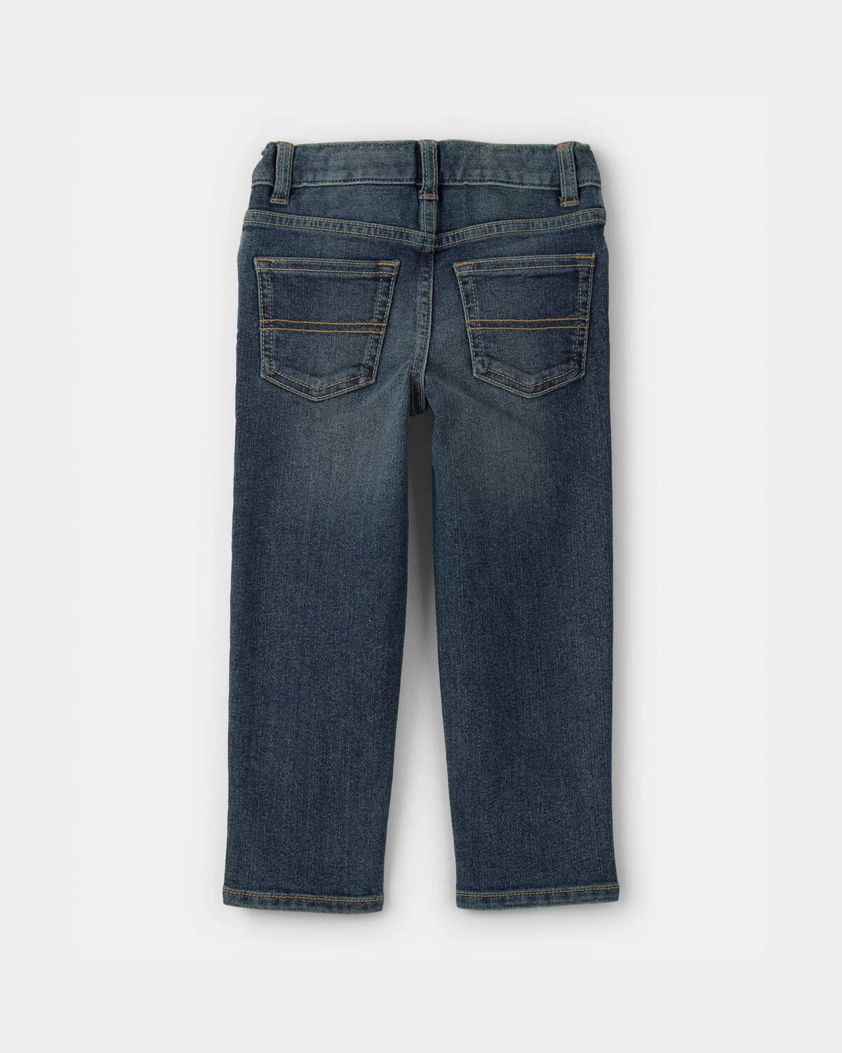 Toddler Neutral Faded Dark Wash Straight-Leg Jeans - Image 2