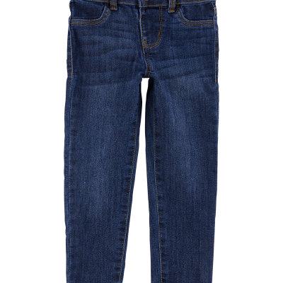 Toddler Dark Blue Wash Super Skinny-Leg Jeans