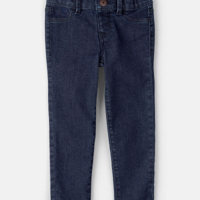 Toddler Dark Blue Wash Skinny-Leg Jeans