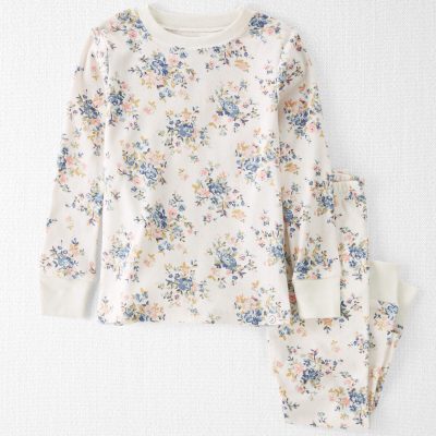 Toddler Girl Organic Cotton Pajamas Set