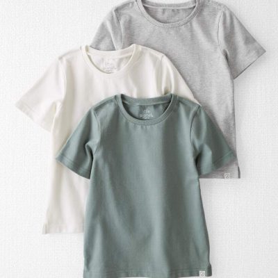 Toddler 3-Pack Organic Cotton T-Shirts