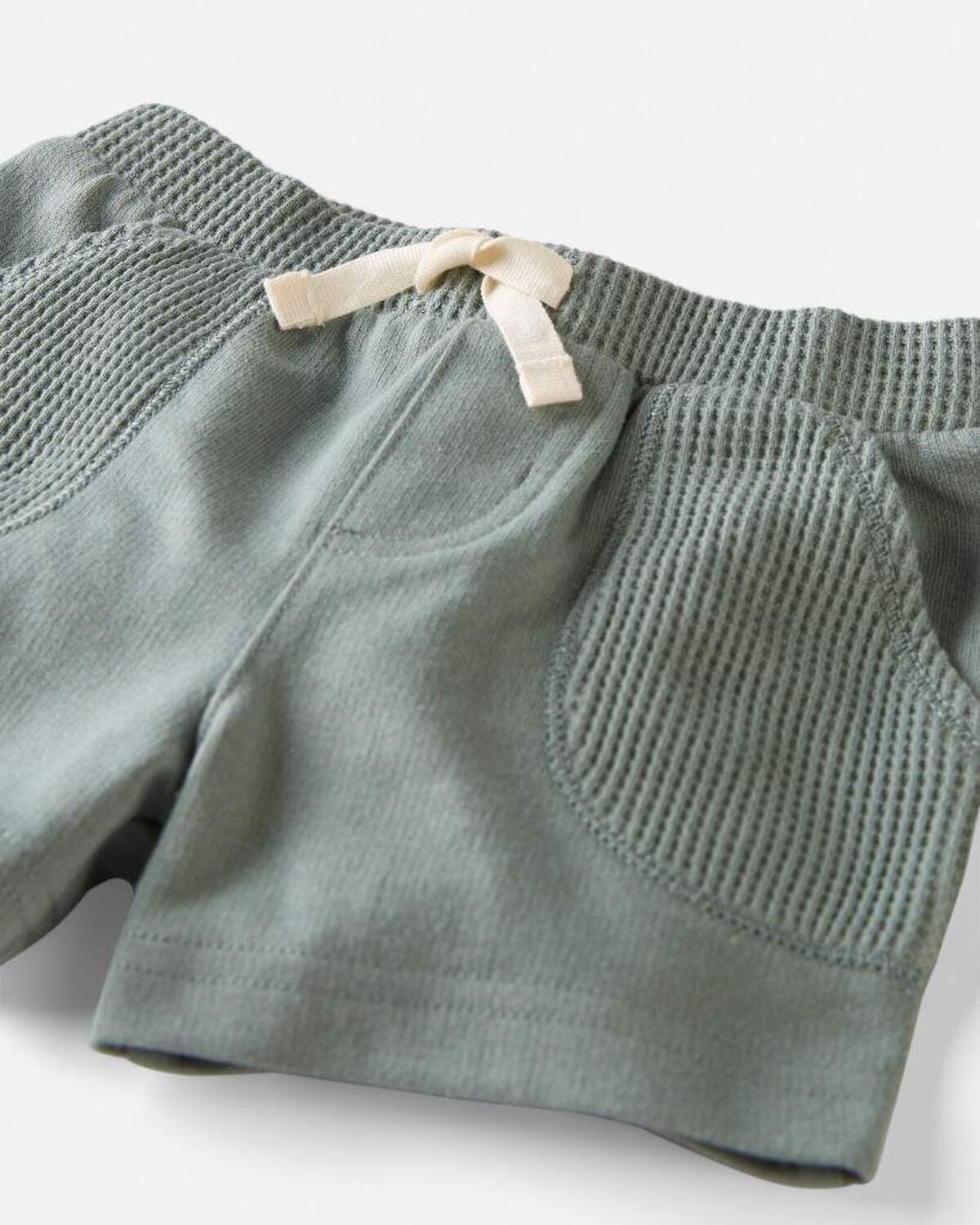 Toddler 2-Pack Organic Cotton Waffle Knit Shorts - Image 3