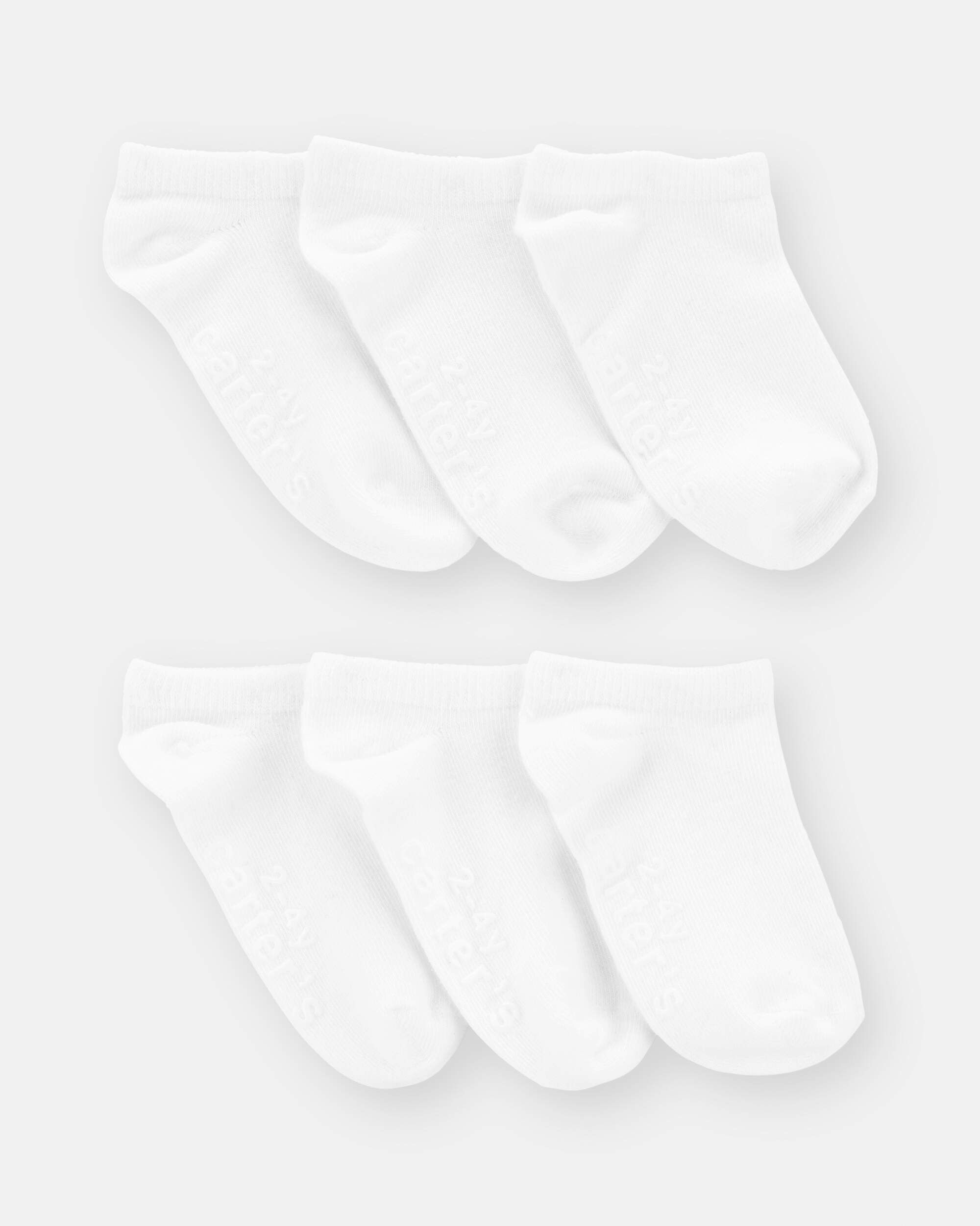 Toddler 6-Pack No-Show Socks - Image 2