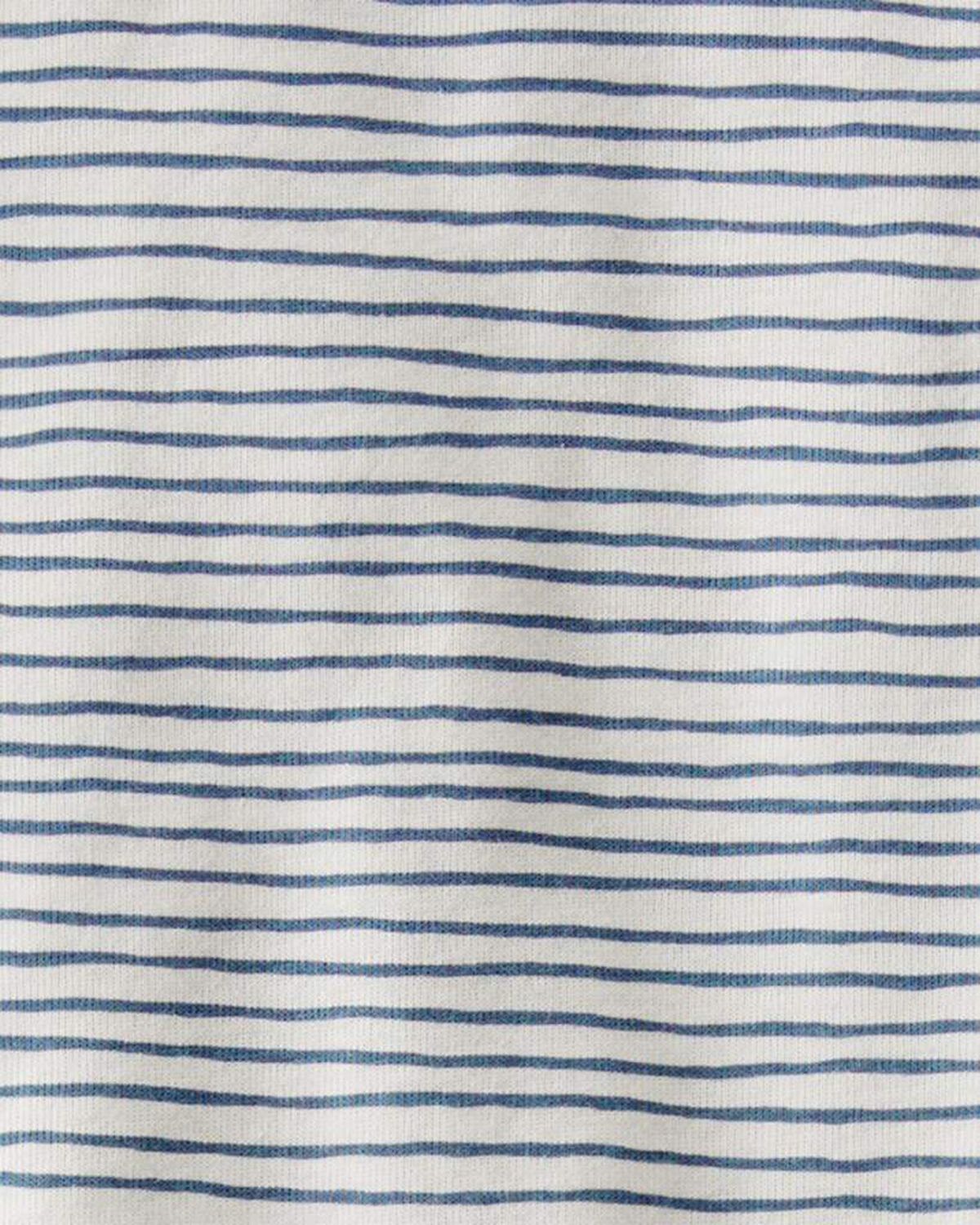 Toddler Organic Cotton Pajamas Set in Stripes - Image 4
