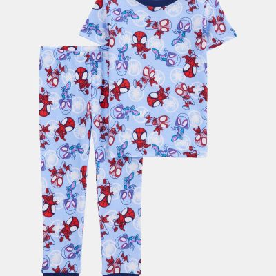 Toddler Boy MARVEL© Snug Fit Cotton 2-Piece Pajamas - Blue
