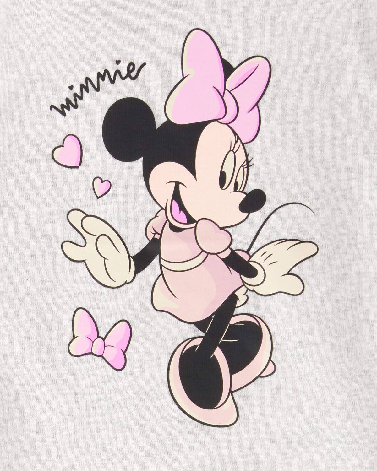 Toddler Girl Minnie Mouse Snug Fit Cotton 2-Piece Pajamas - Image 2