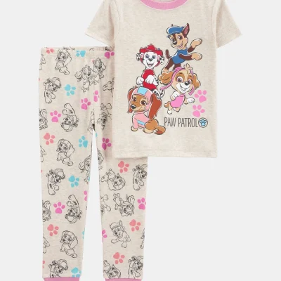 Toddler Girl PAW Patrol Snug Fit Cotton 2-Piece Pajamas