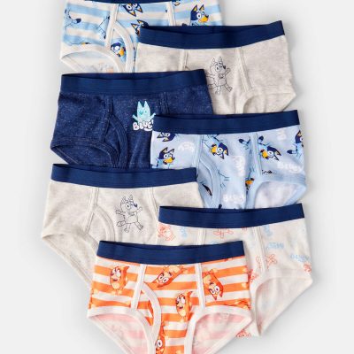 Toddler Boy 7-Pack Bluey Cotton Briefs Underwear