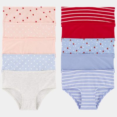 Toddler Girl 10-Pack Strawberry Print Brief Underwear