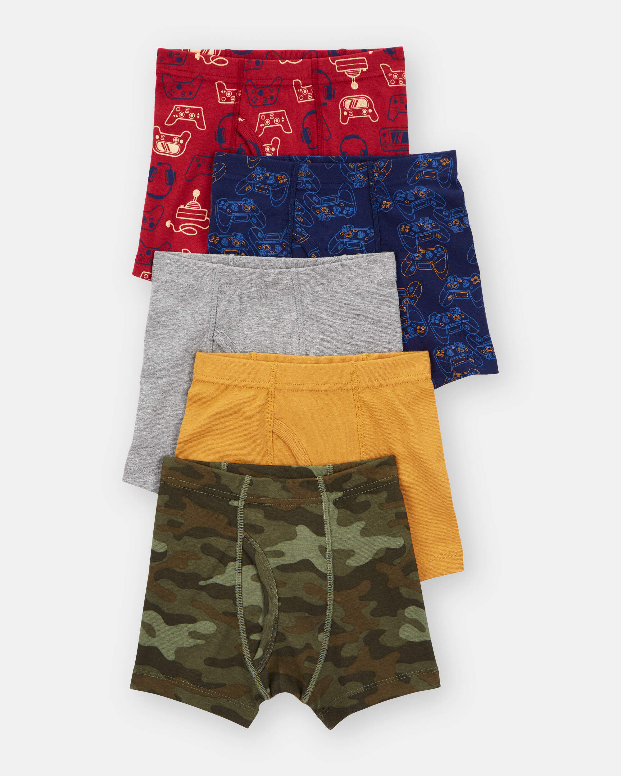 Toddler Boy 5-Pack Boxer Brief Underwear - Image 5