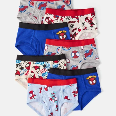Toddler Boy 7-Pack ©Marvel Spider-Man Print Brief Underwear