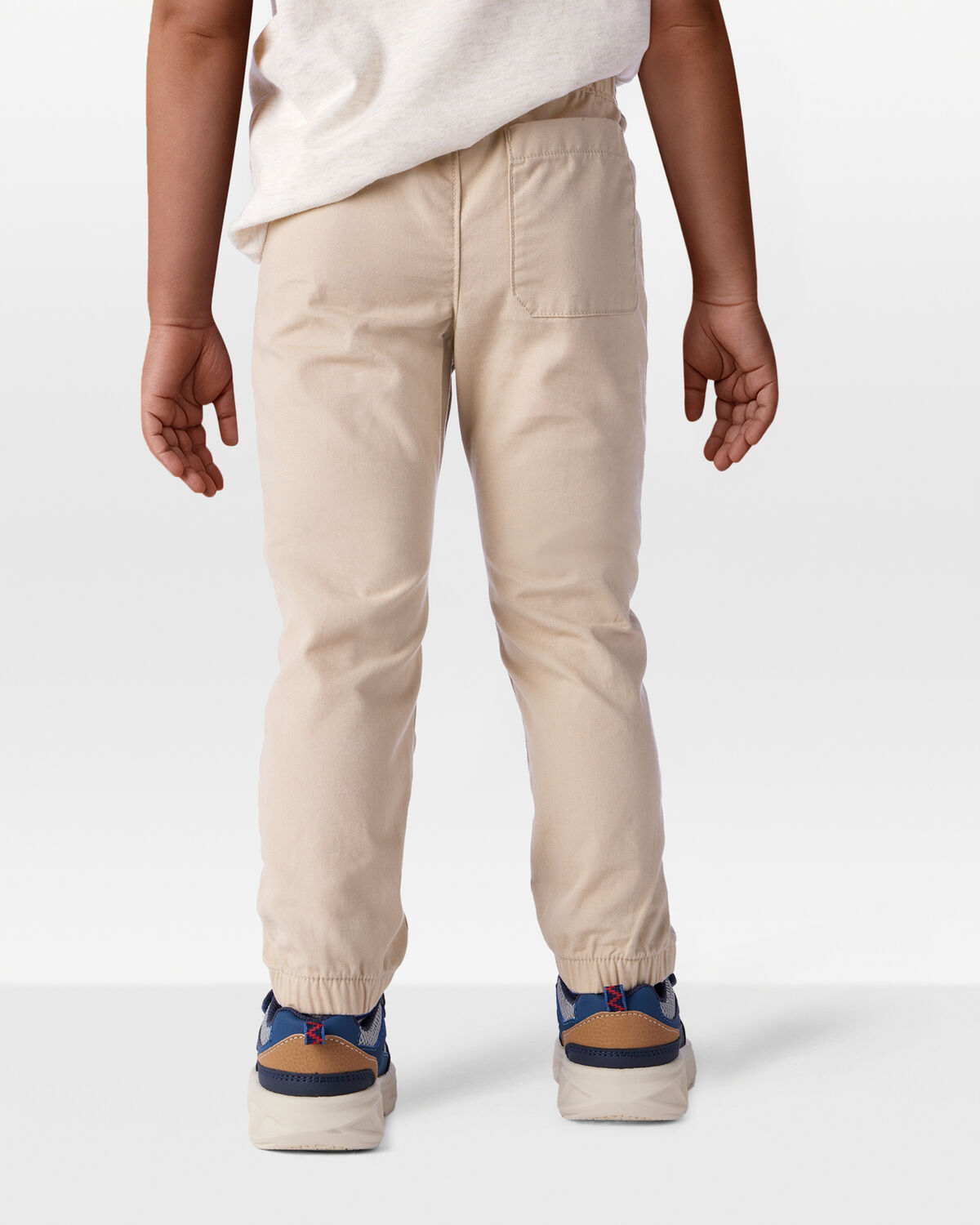 Toddler Boy Cotton Everyday Pull-On Jogger - Khaki - Image 4