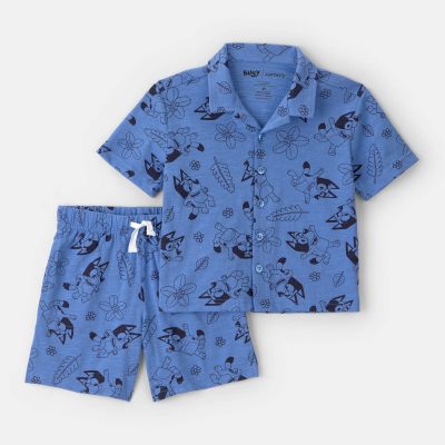 Toddler Boy 2-Piece Bluey™ Top & Short Set - Blue