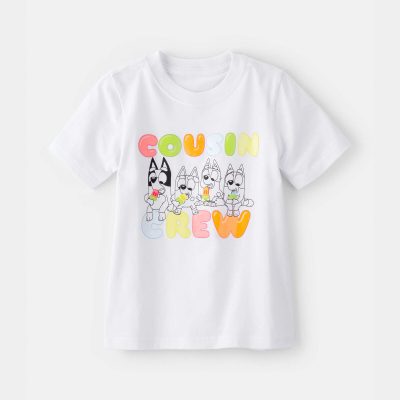 Toddler Bluey™ Graphic Tee - White
