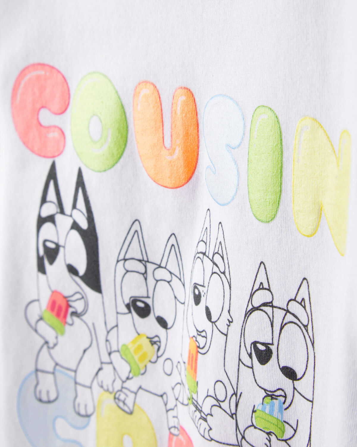 Toddler Bluey™ Graphic Tee - White - Image 2