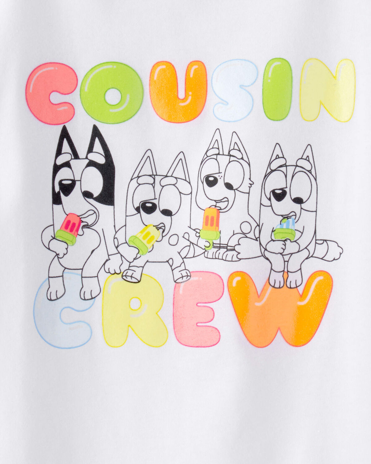 Toddler Bluey™ Graphic Tee - White - Image 3
