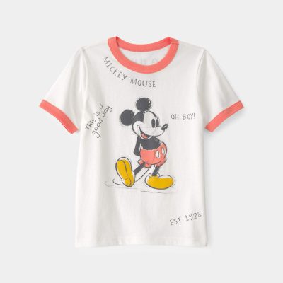 Toddler Disney© Mickey Mouse Graphic Tee - White
