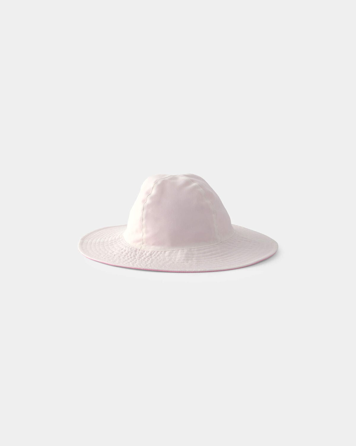 Toddler Girl Reversible Swim Hat - Pink/White - Image 2