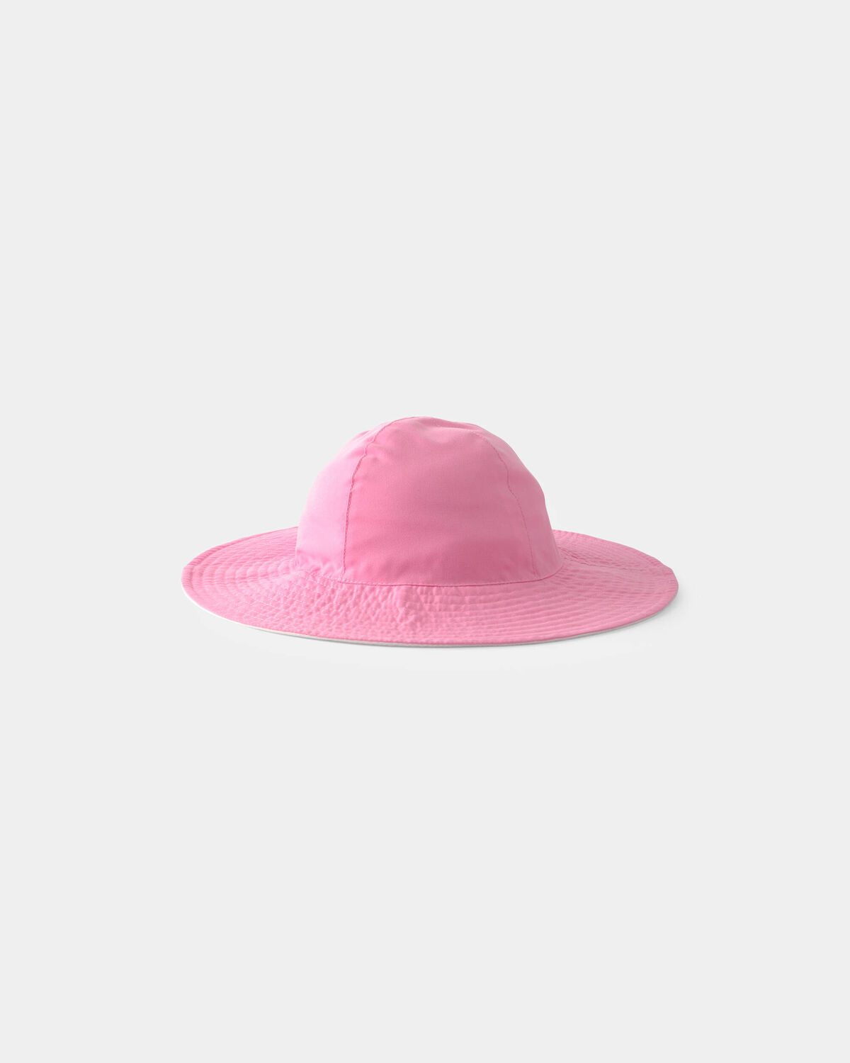 Toddler Girl Reversible Swim Hat - Pink/White - Image 3