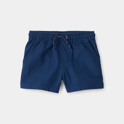 Toddler Boy Twill Shorts - Blue