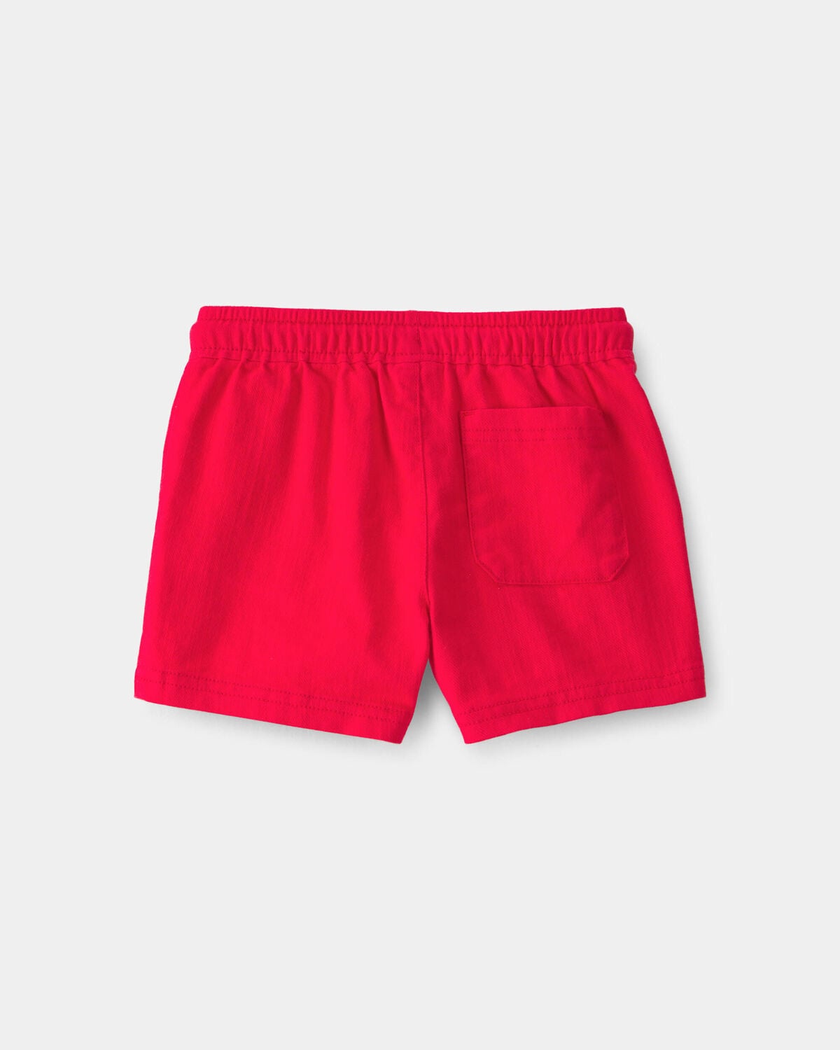 Toddler Boy Twill Shorts - Red - Image 2