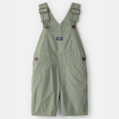 Toddler Boy Canvas Shortall - Olive