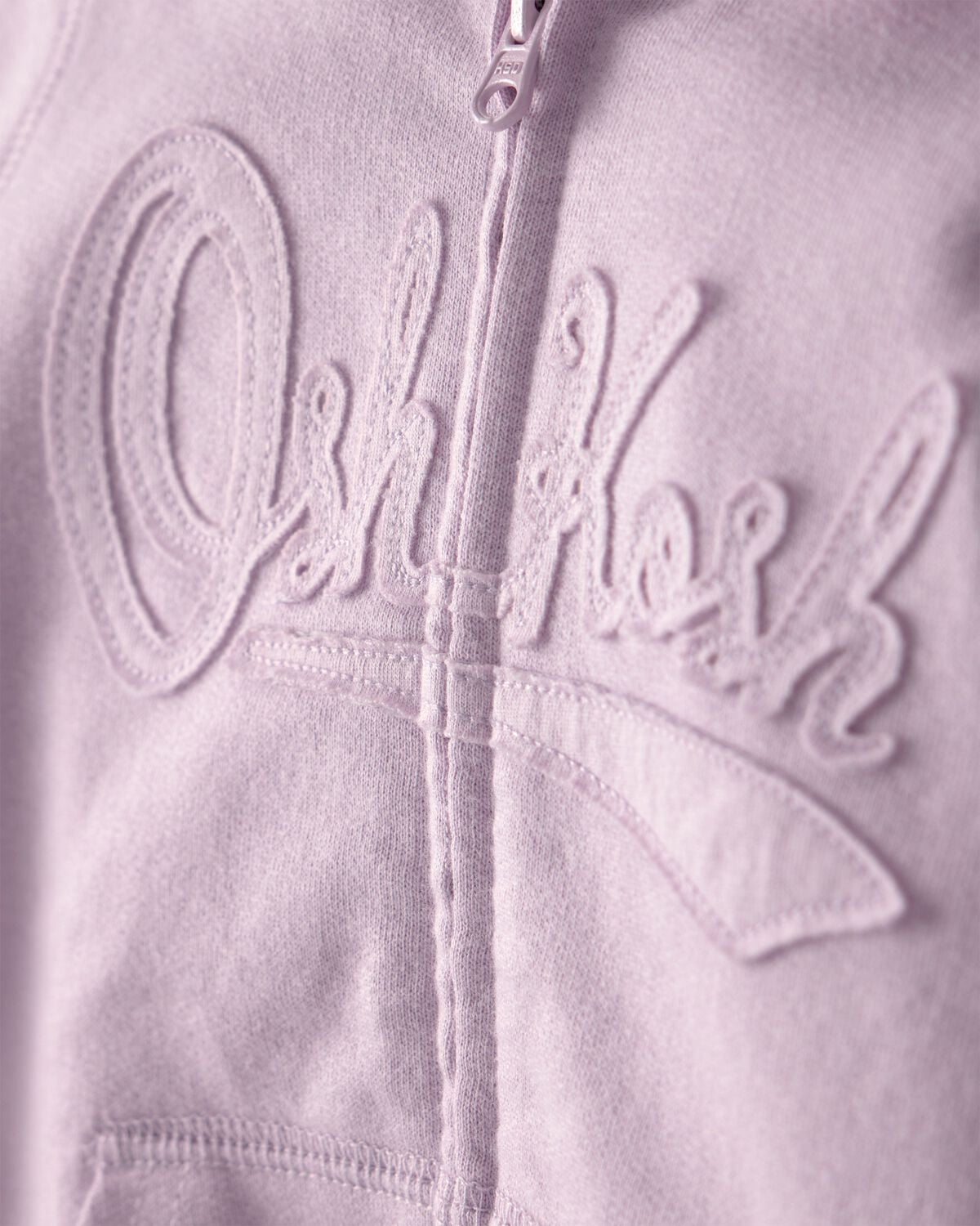 Toddler Girl OshKosh Logo Zip-Up Hoodie - Purple - Image 2