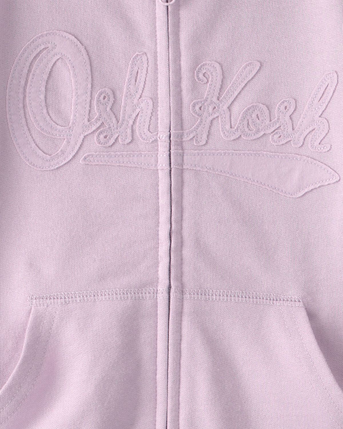 Toddler Girl OshKosh Logo Zip-Up Hoodie - Purple - Image 3