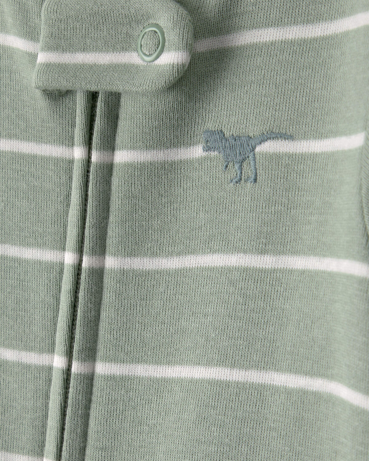 Toddler 2-Pack Dinosaur Snug Fit 1-Piece Pajama - Green/Cream - Image 2
