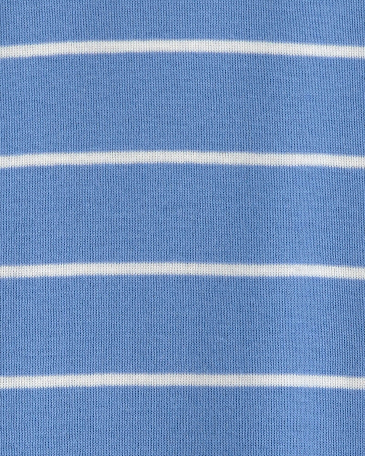 Toddler Boy Construction Striped 100% Cotton Snug Fit 1-Piece Pajama - Blue - Image 3