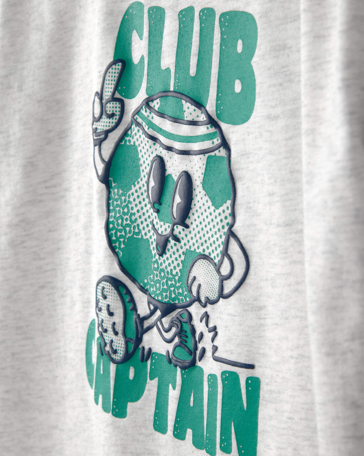 Toddler Boy 'Club Captain' Graphic Tee - Grey - Image 2