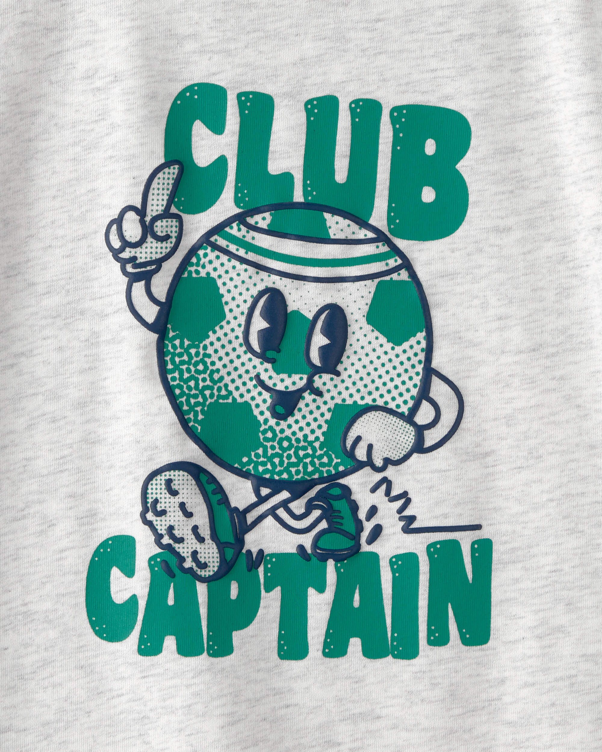Toddler Boy 'Club Captain' Graphic Tee - Grey - Image 4