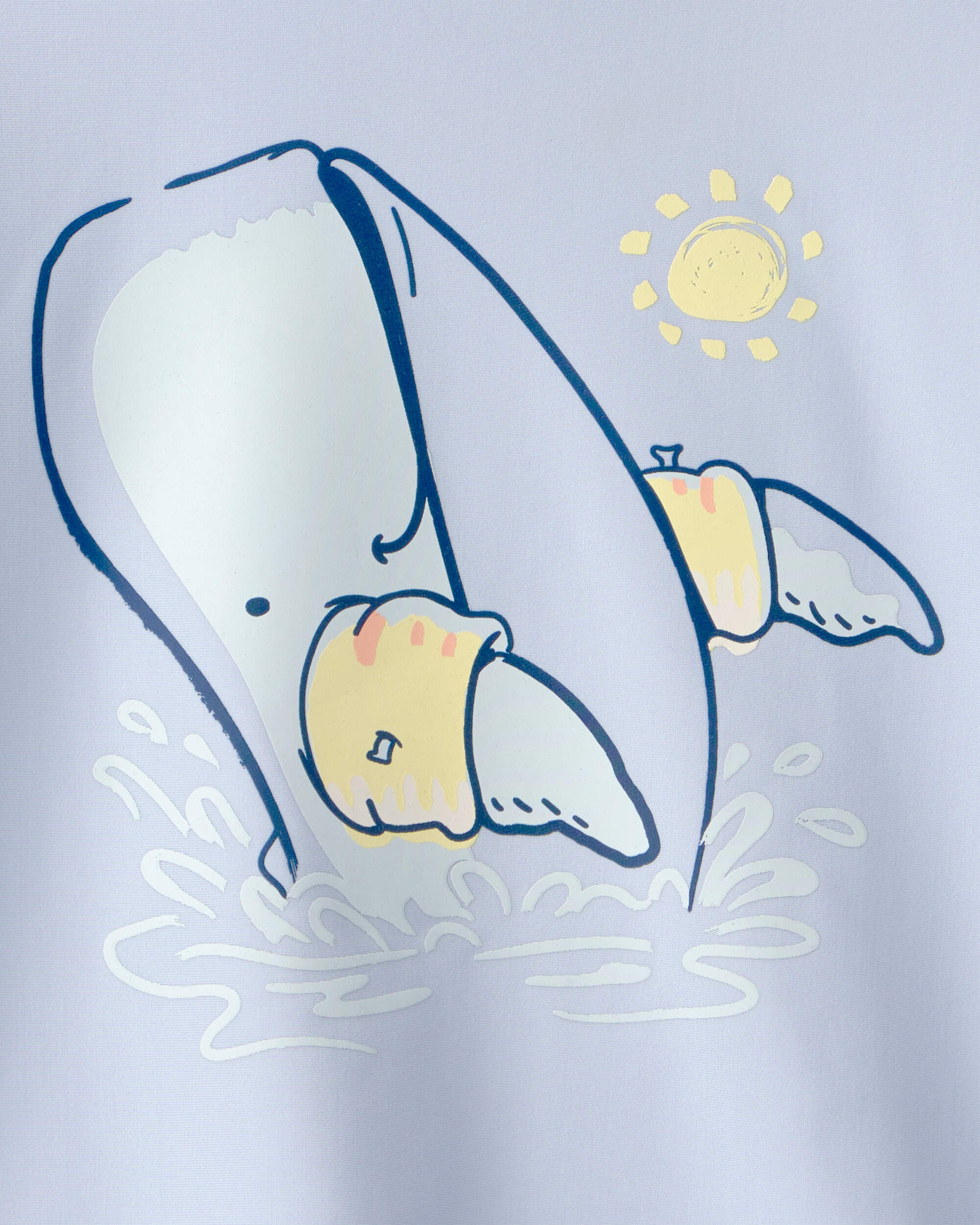 Toddler Boy Whale Short-Sleeve Rashguard - Blue - Image 4