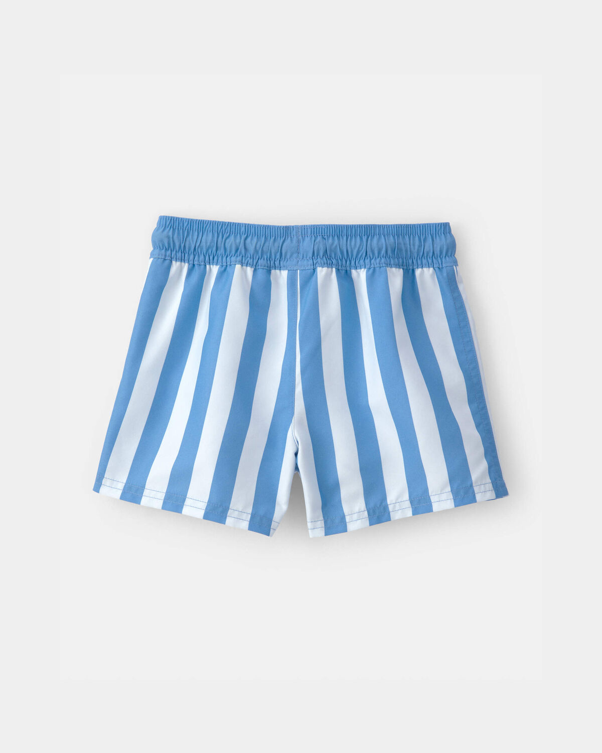 Toddler Boy Striped Swim Trunks - Blue - Image 2
